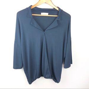 Double Zero Navy Blue Top Size Large
